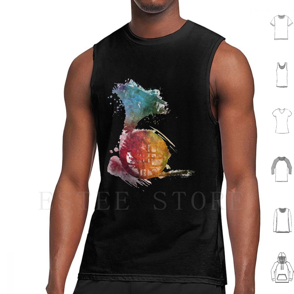 French Horn Watercolor Tank To - Musical Instrument French review and price