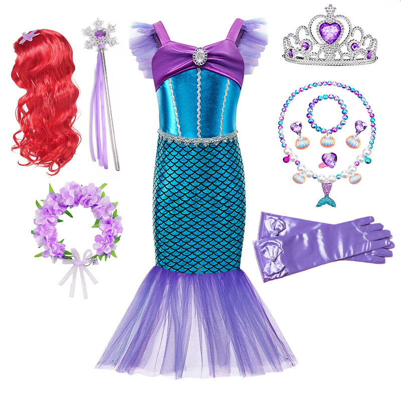 Girls Ariel Cosplay Siren Clot - Musical Instrument Trombone review and price