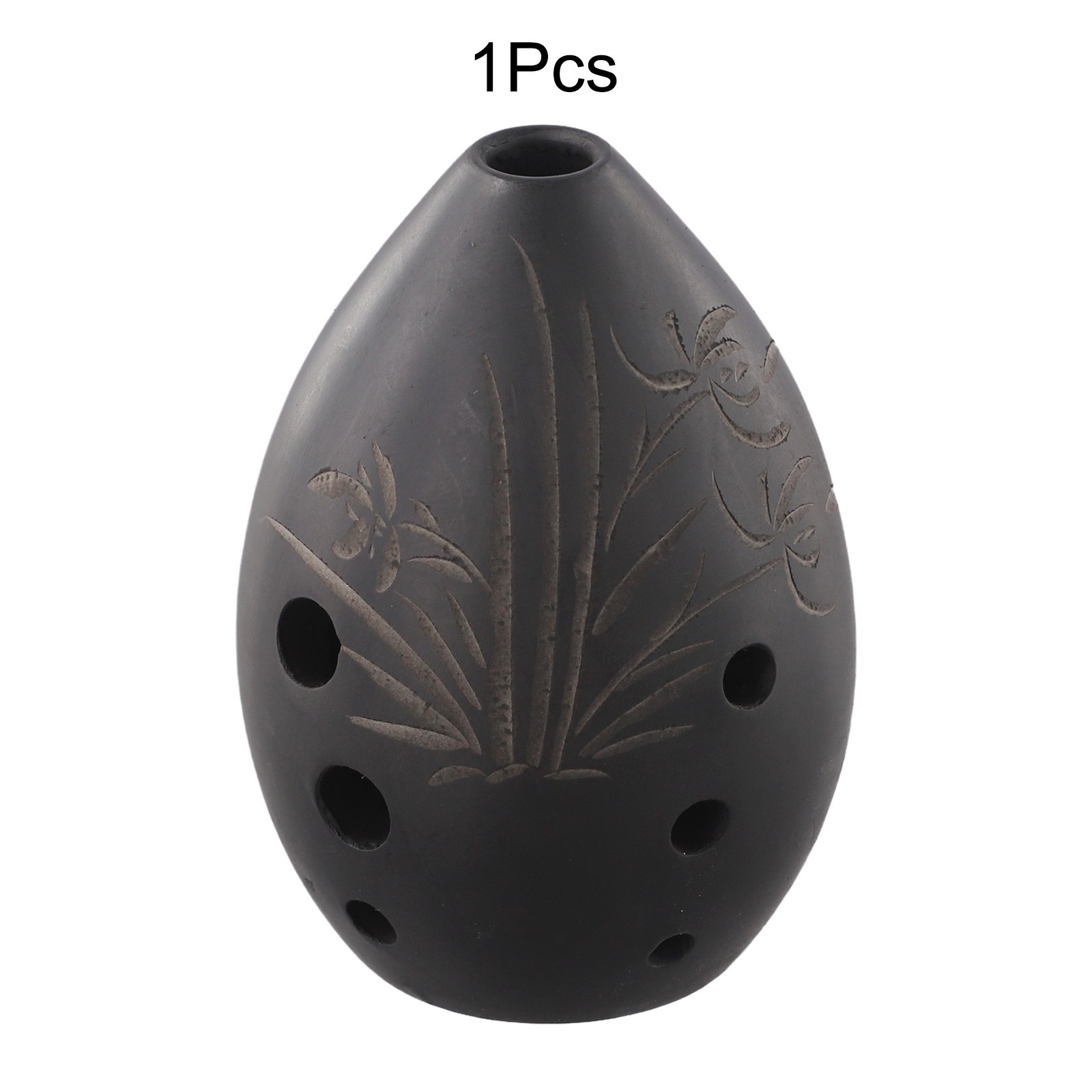 Black 8 Hole Ocarina Clay Xun  - Musical Instrument Xun review and price