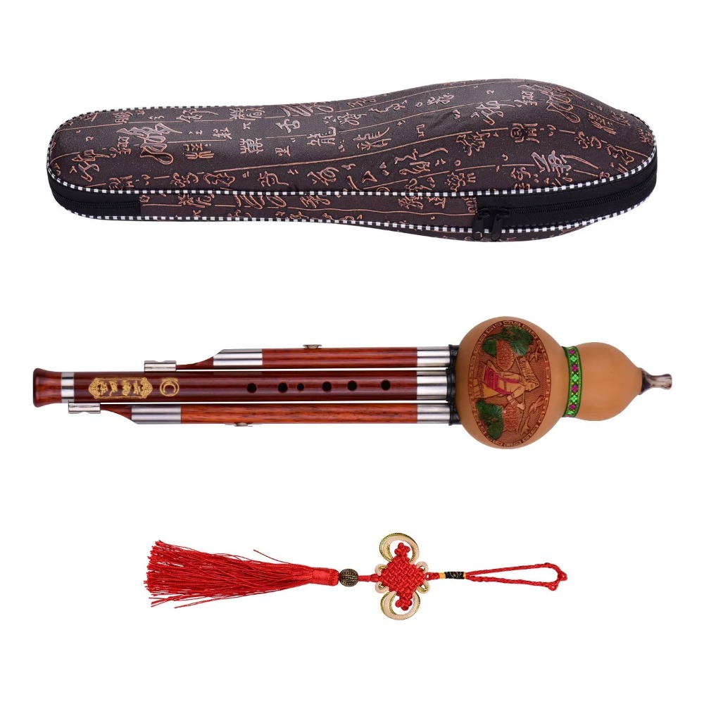 3-Tone C Key Hulusi Gourd Flut - Musical Instrument In Chinese review and price
