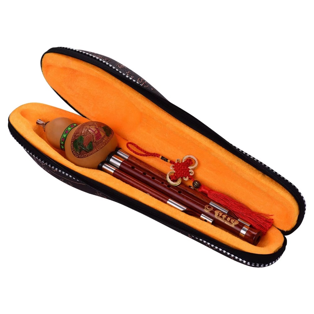 3-Tone C Key Hulusi Gourd Flut - Musical Instrument In Chinese review and price