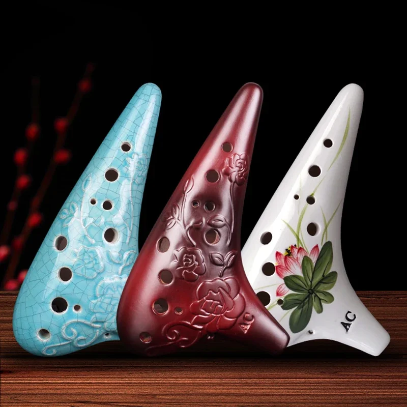 FENGYA Ceramic Ocarina 12 Hole - Musical Instrument Xun review and price