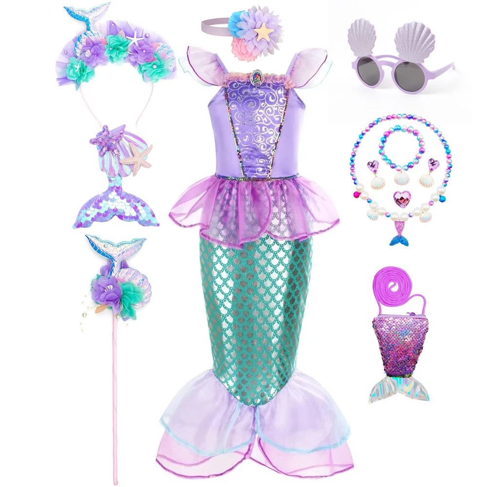 Mermaid Costume Kids Purple Pr - Musical Instrument Trombone review and price