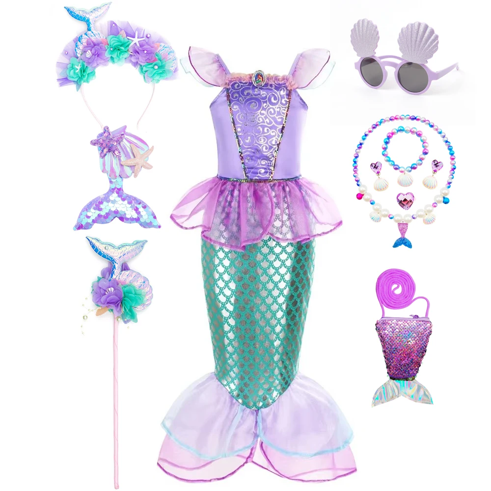 Mermaid Costume Kids Purple Pr - Musical Instrument Trombone review and price
