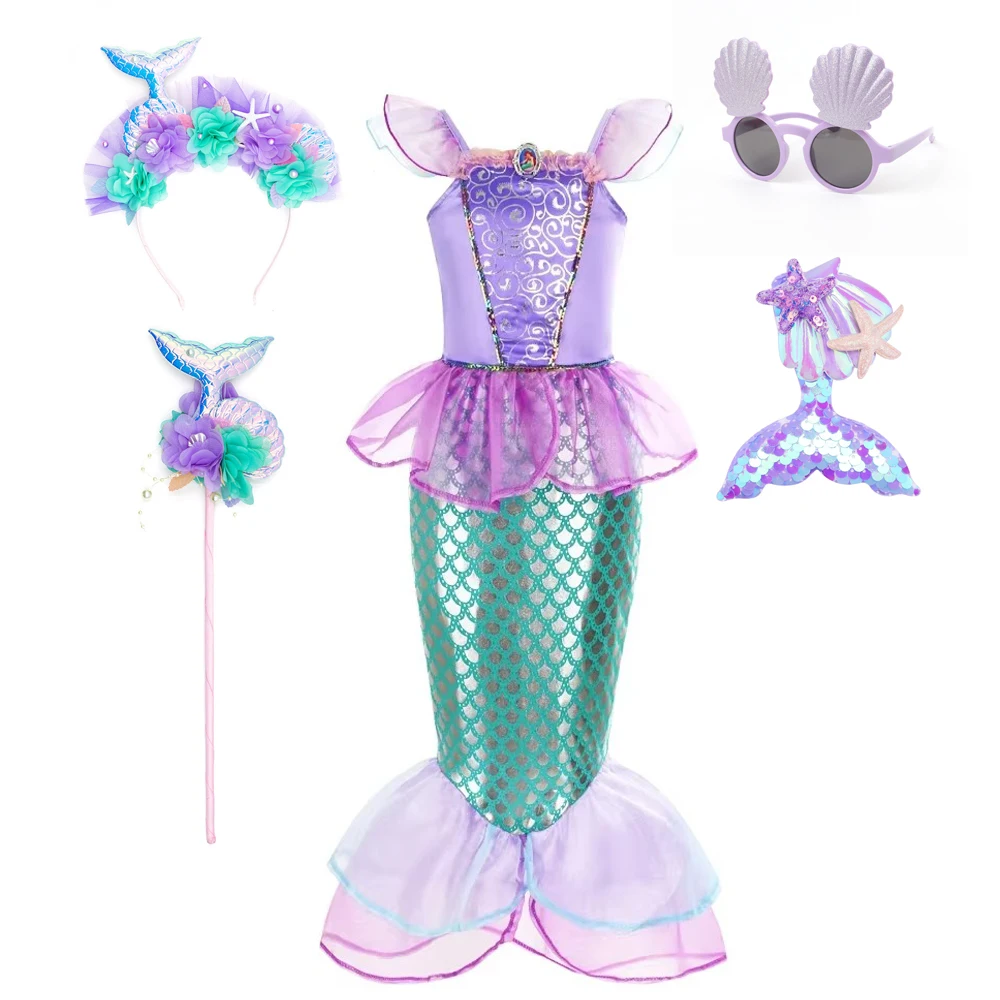 Mermaid Costume Kids Purple Pr - Musical Instrument Trombone review and price