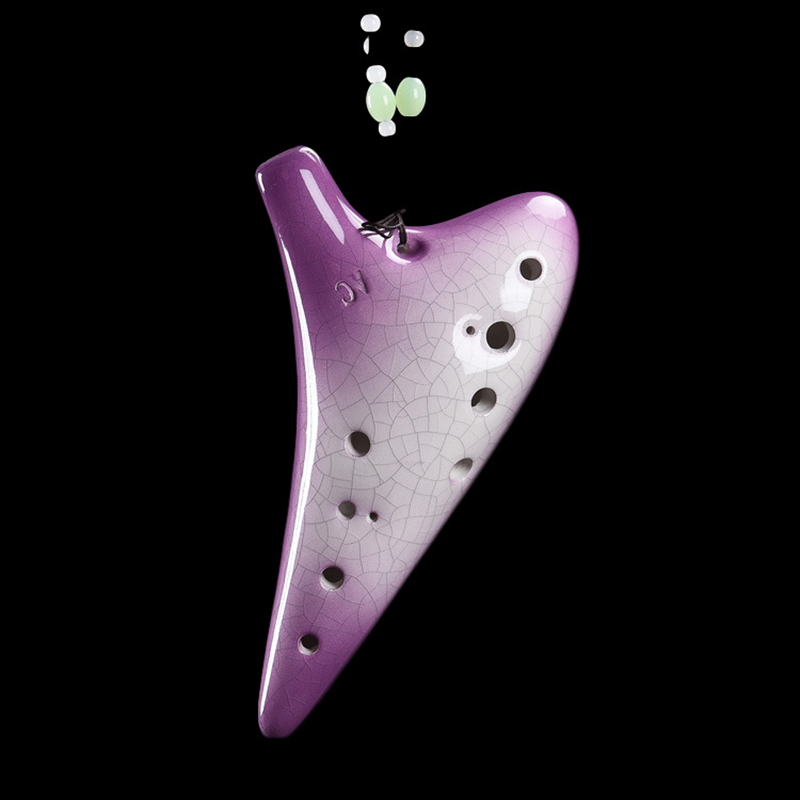 Purple Ceramics Ocarina 12 Hol - Musical Instrument Zelda review and price