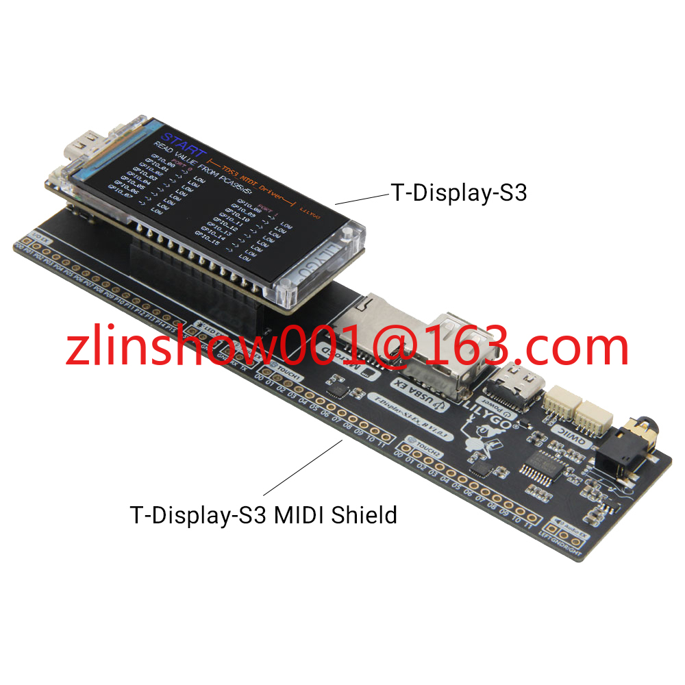 T-Display-S3 MIDI Shield Devel - Musical Instrument Digital Interface (Midi) review and price
