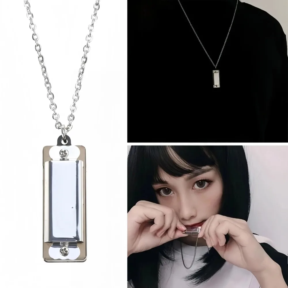 Mini Harmonica Necklace Men an - Musical Instrument You Blow review and price