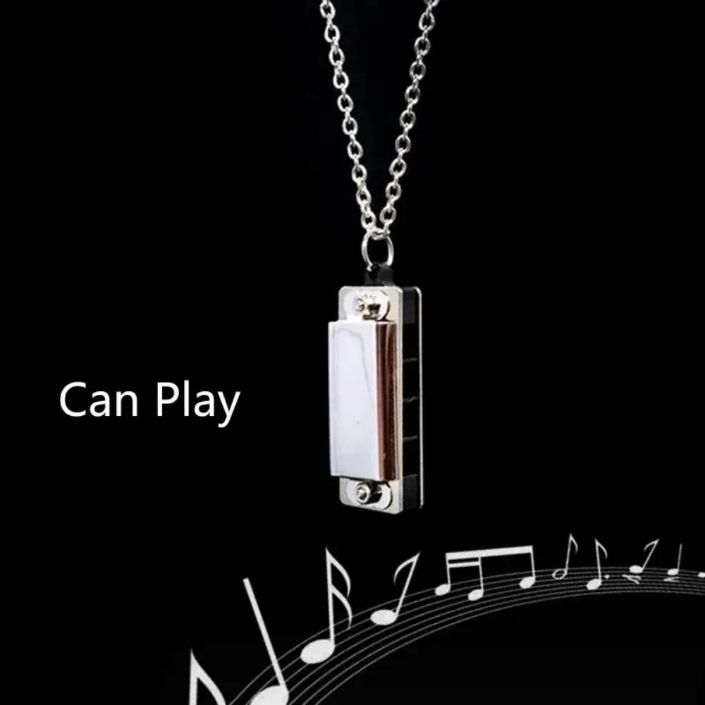 Mini Harmonica Necklace Men an - Musical Instrument You Blow review and price