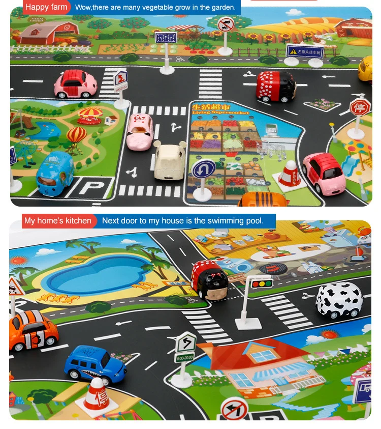 Baby Play Mat City Traffic Car - Musical Instrument Park review and price